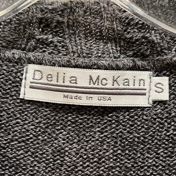 Knit sleeveless vest Small new never worn zipper front closure cotton/acrylic - Picture 3 of 5